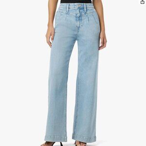 NWT HUDSON Jeans Jodie Carousel Wide Leg Petite Jean 32P